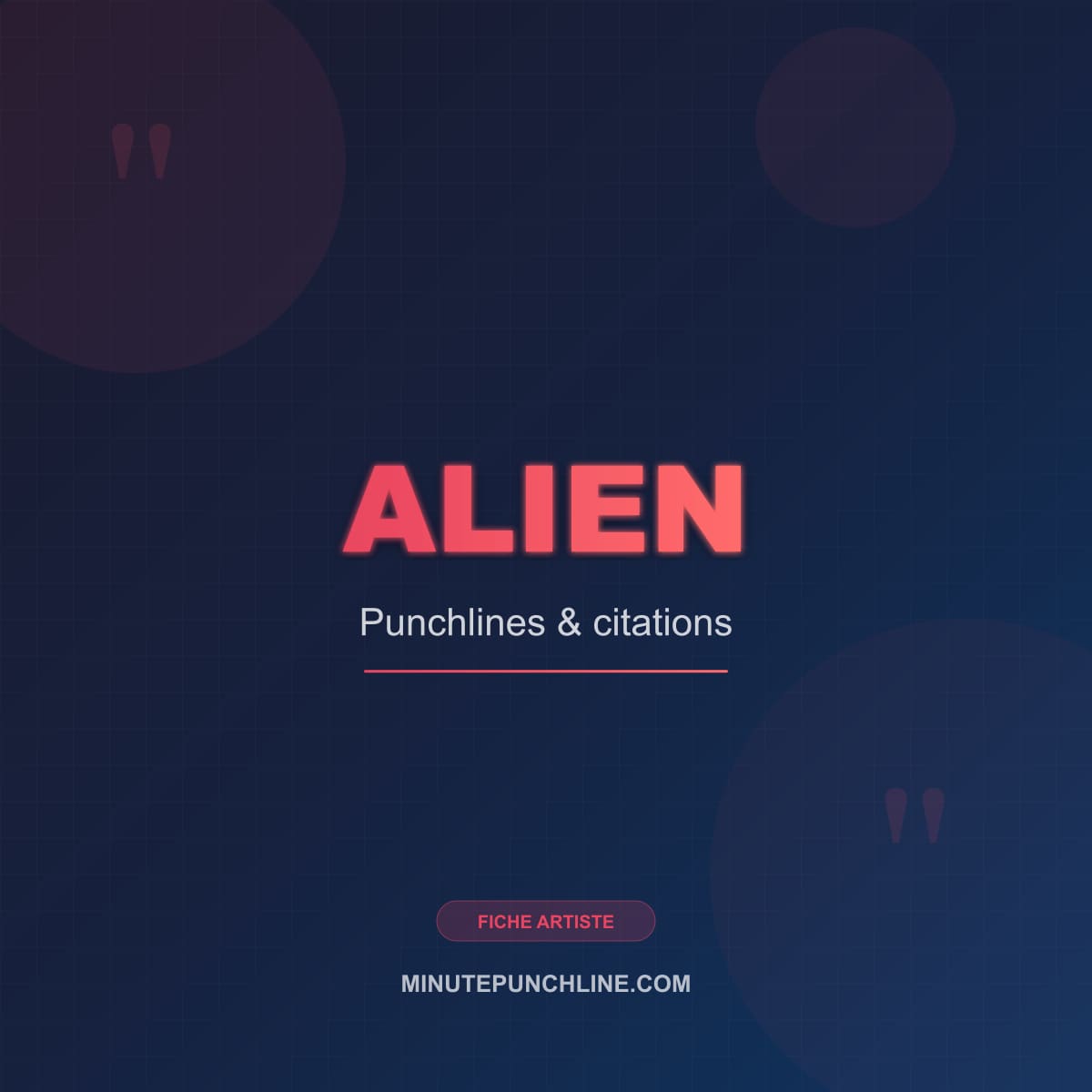 Portrait de Alien