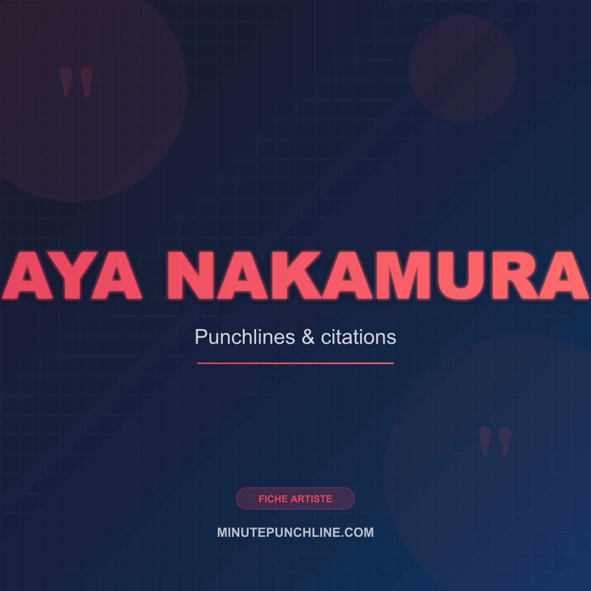 Portrait de Aya Nakamura