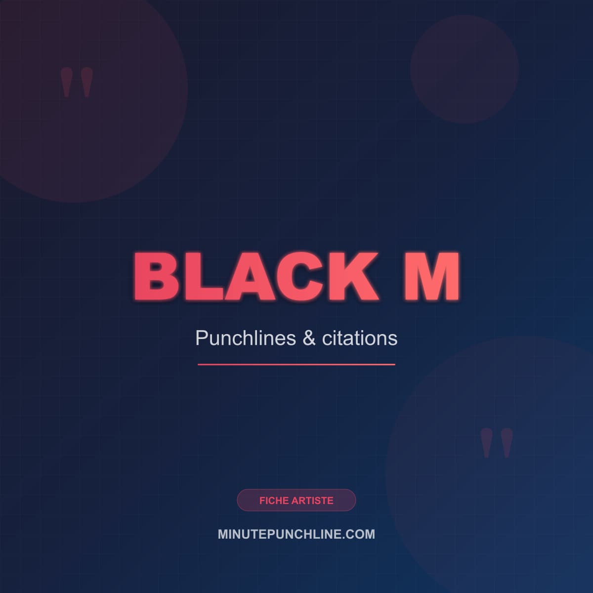 Portrait de Black M
