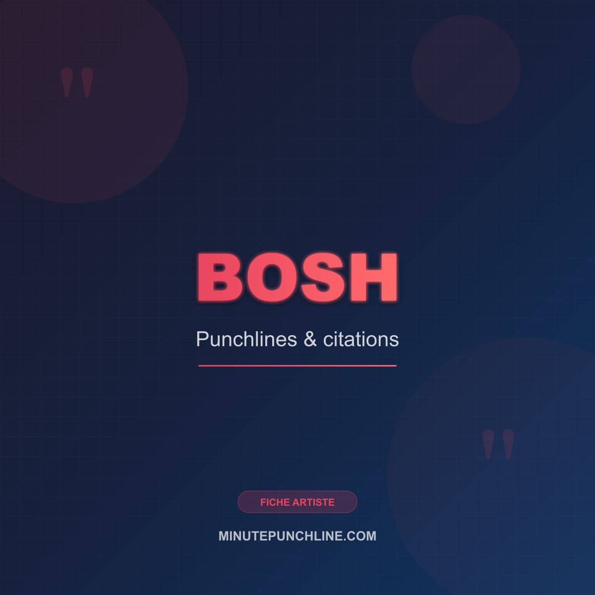Portrait de Bosh