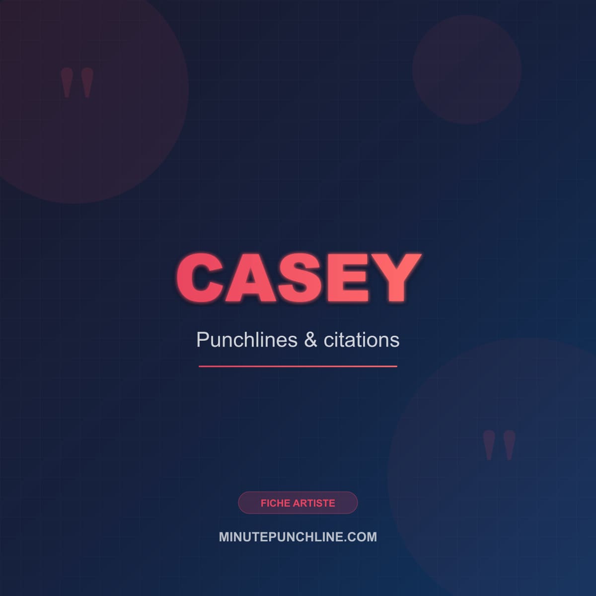 Portrait de Casey