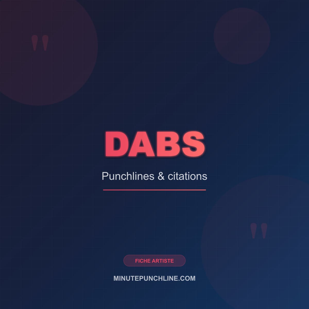 Portrait de Dabs