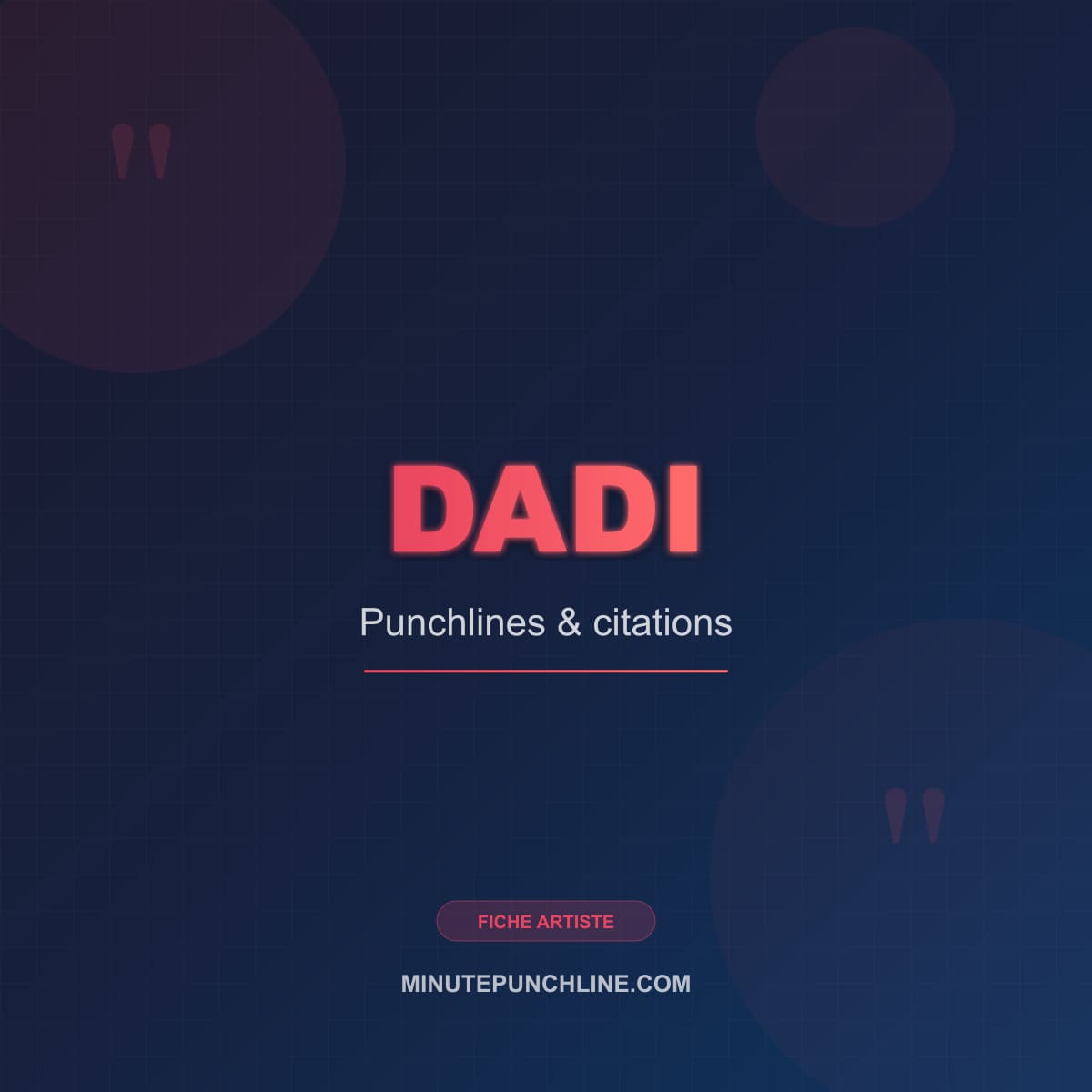 Portrait de Dadi