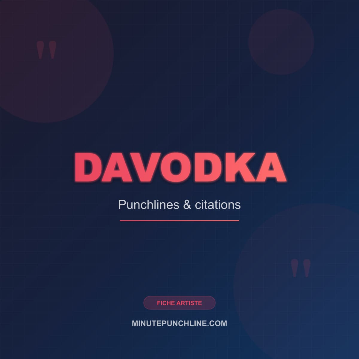 Portrait de Davodka