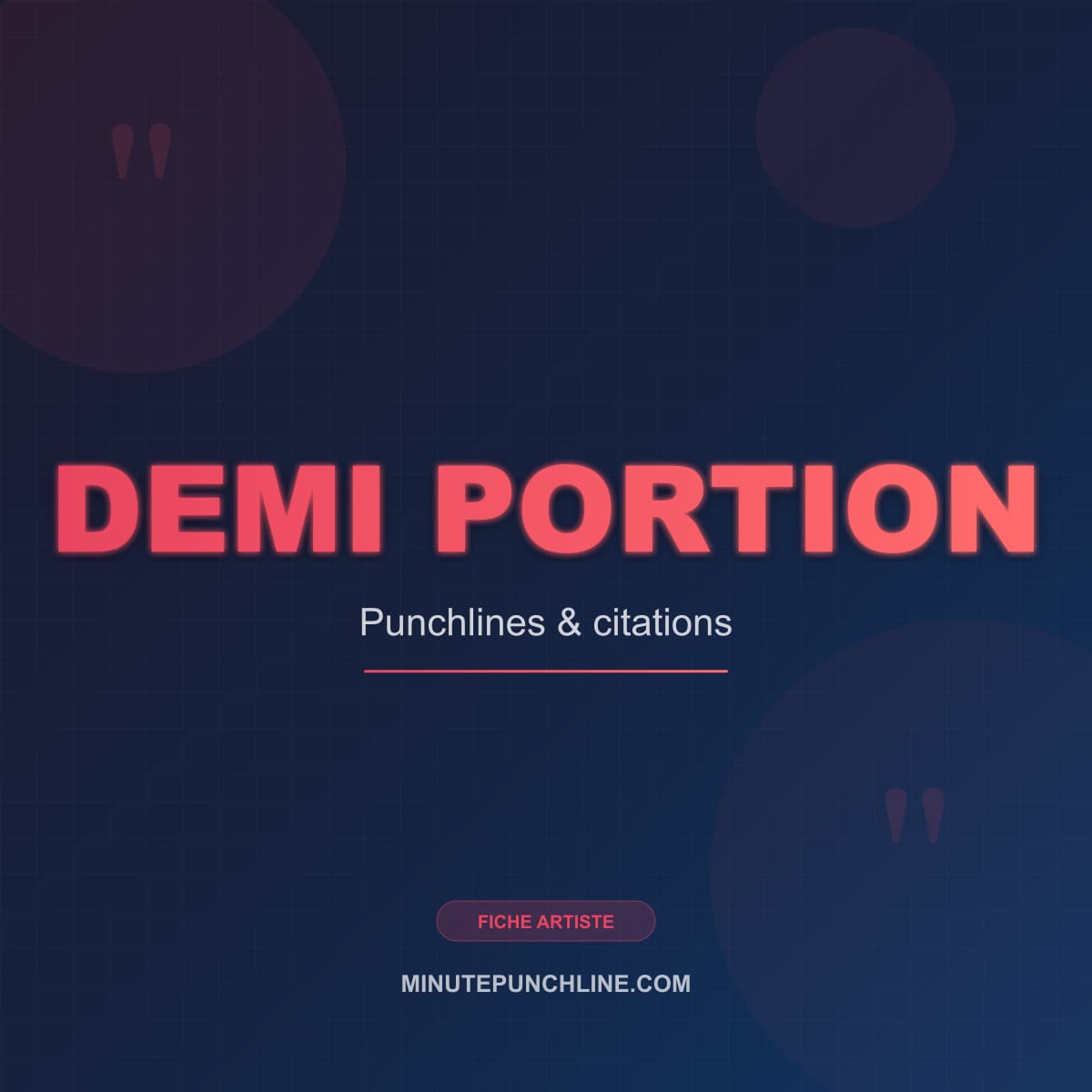 Portrait de Demi Portion