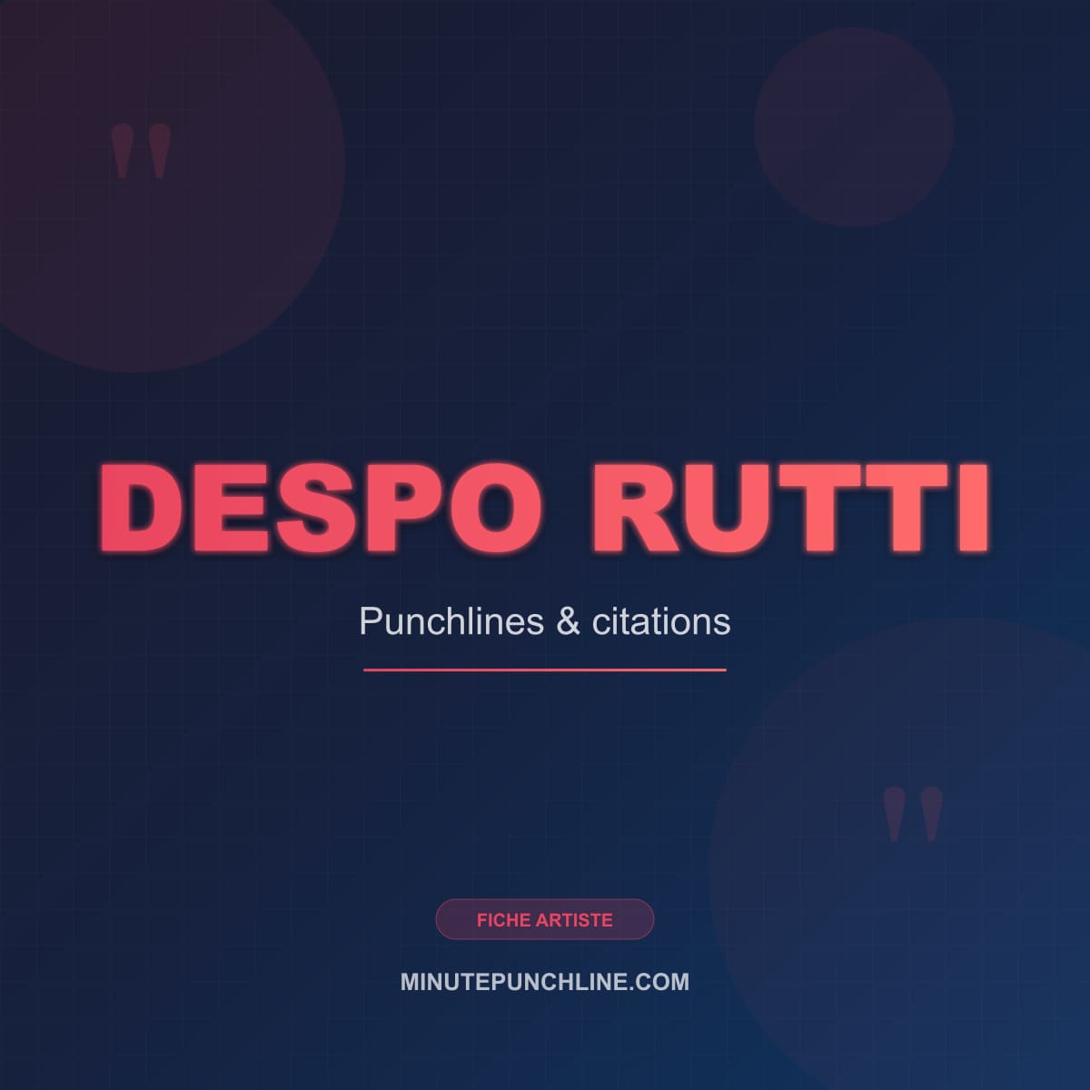 Portrait de Despo Rutti