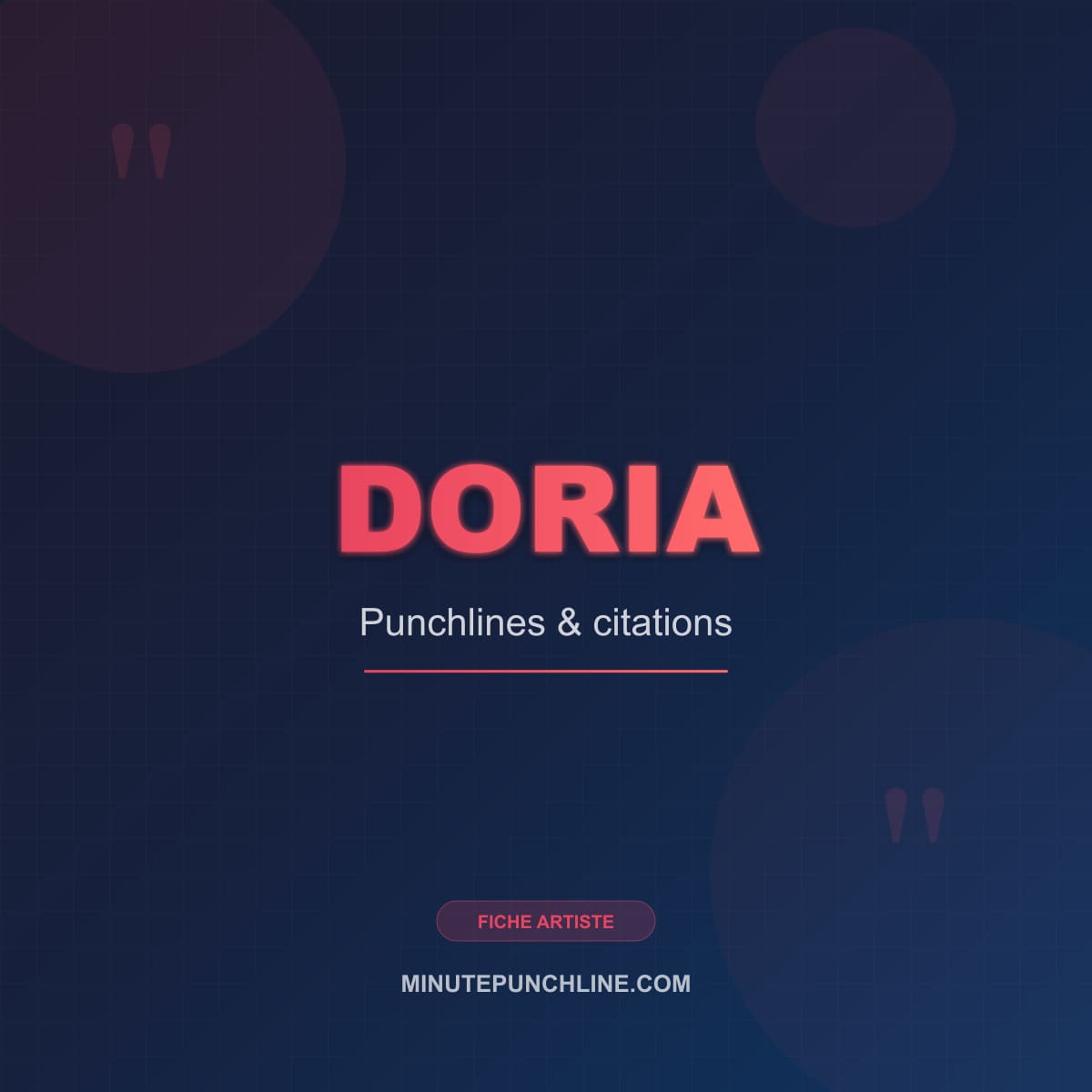 Portrait de Doria