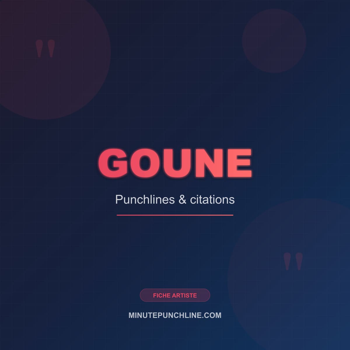 Portrait de Goune
