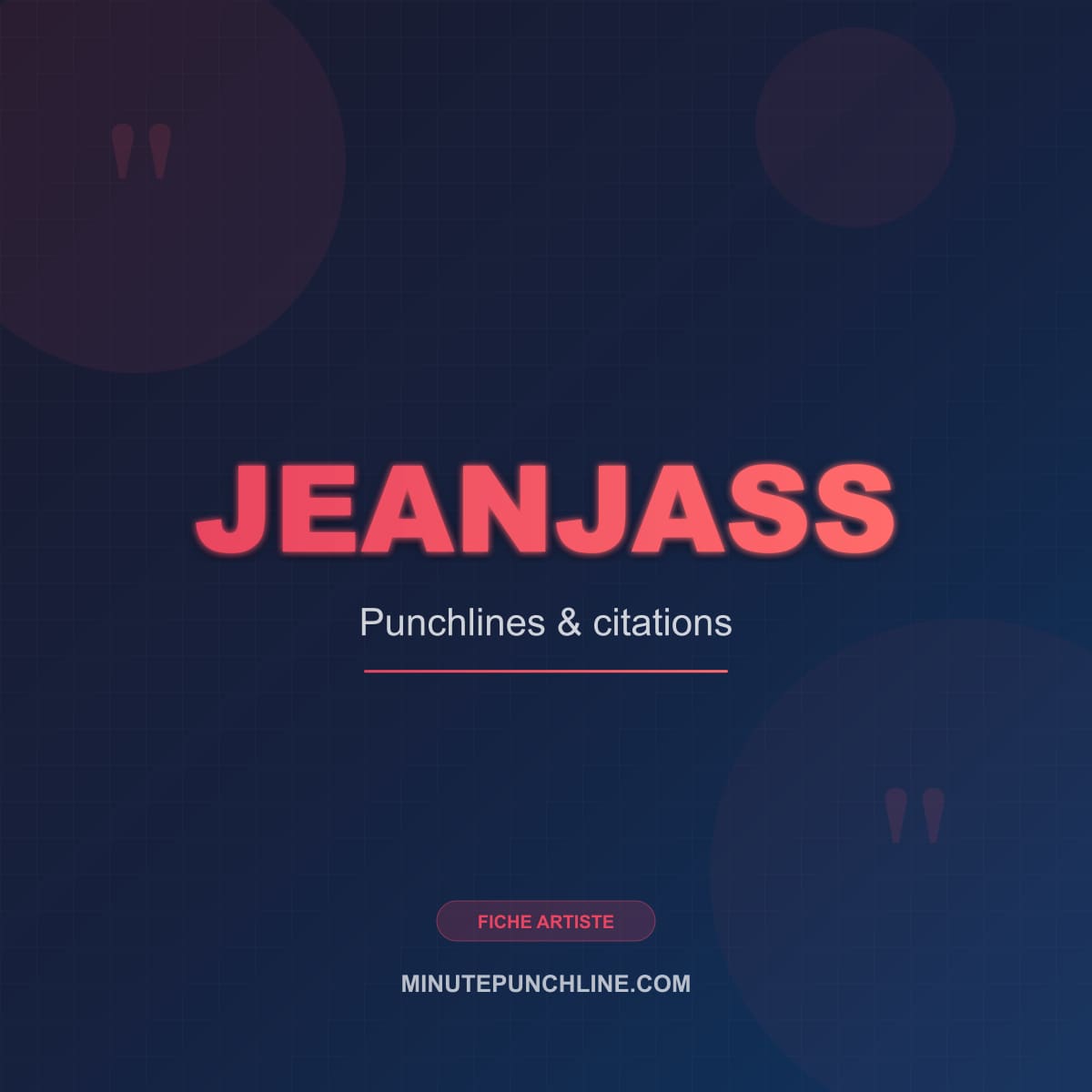 Portrait de JeanJass