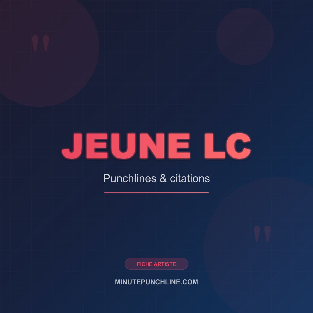 Portrait de Jeune LC