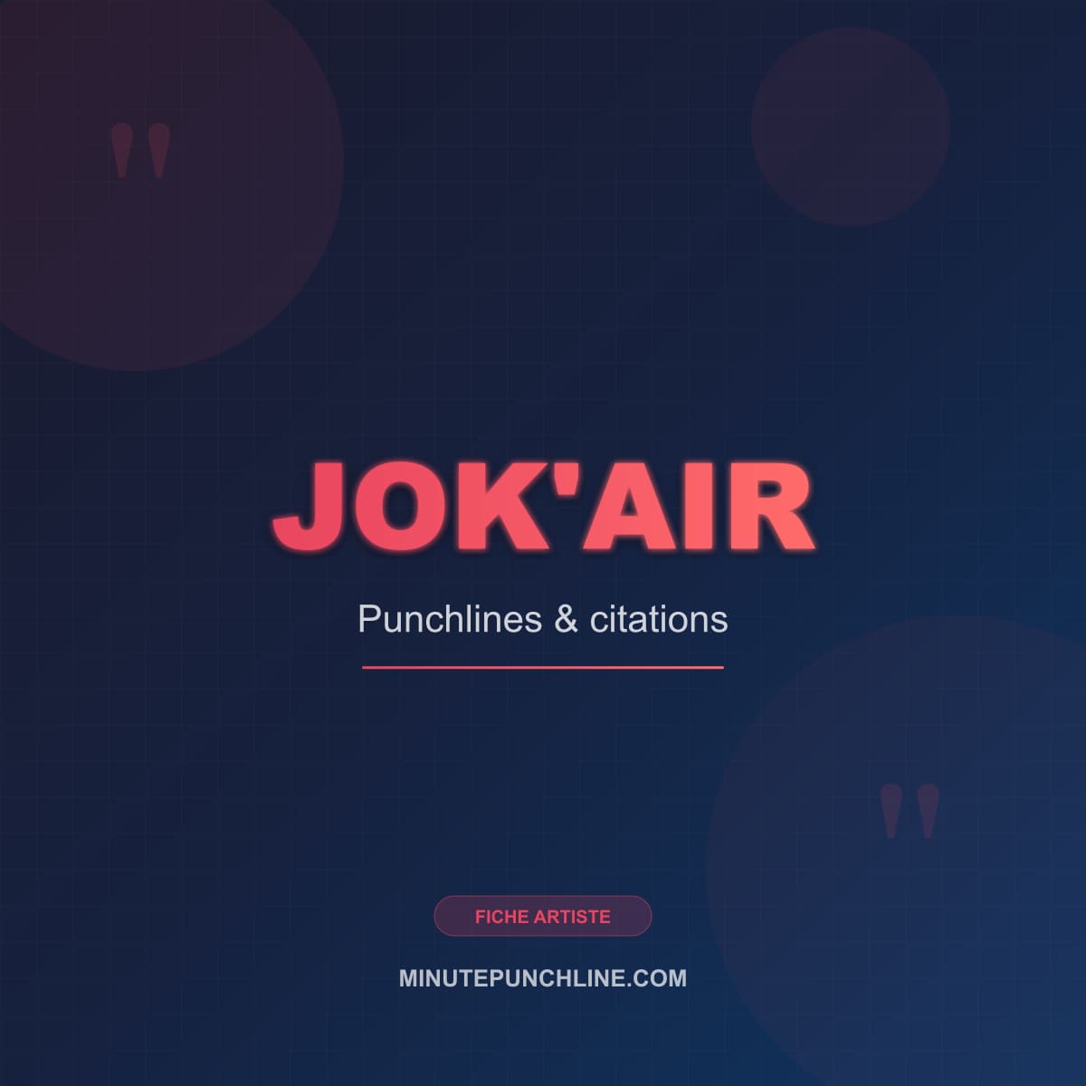 Portrait de Jok'Air