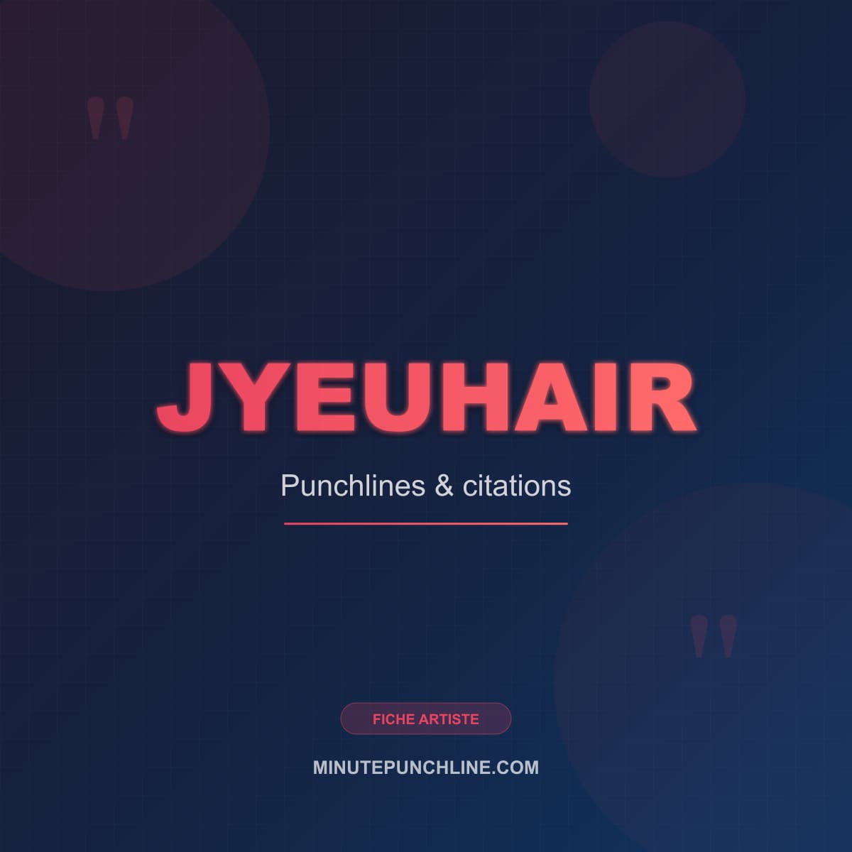 Portrait de Jyeuhair