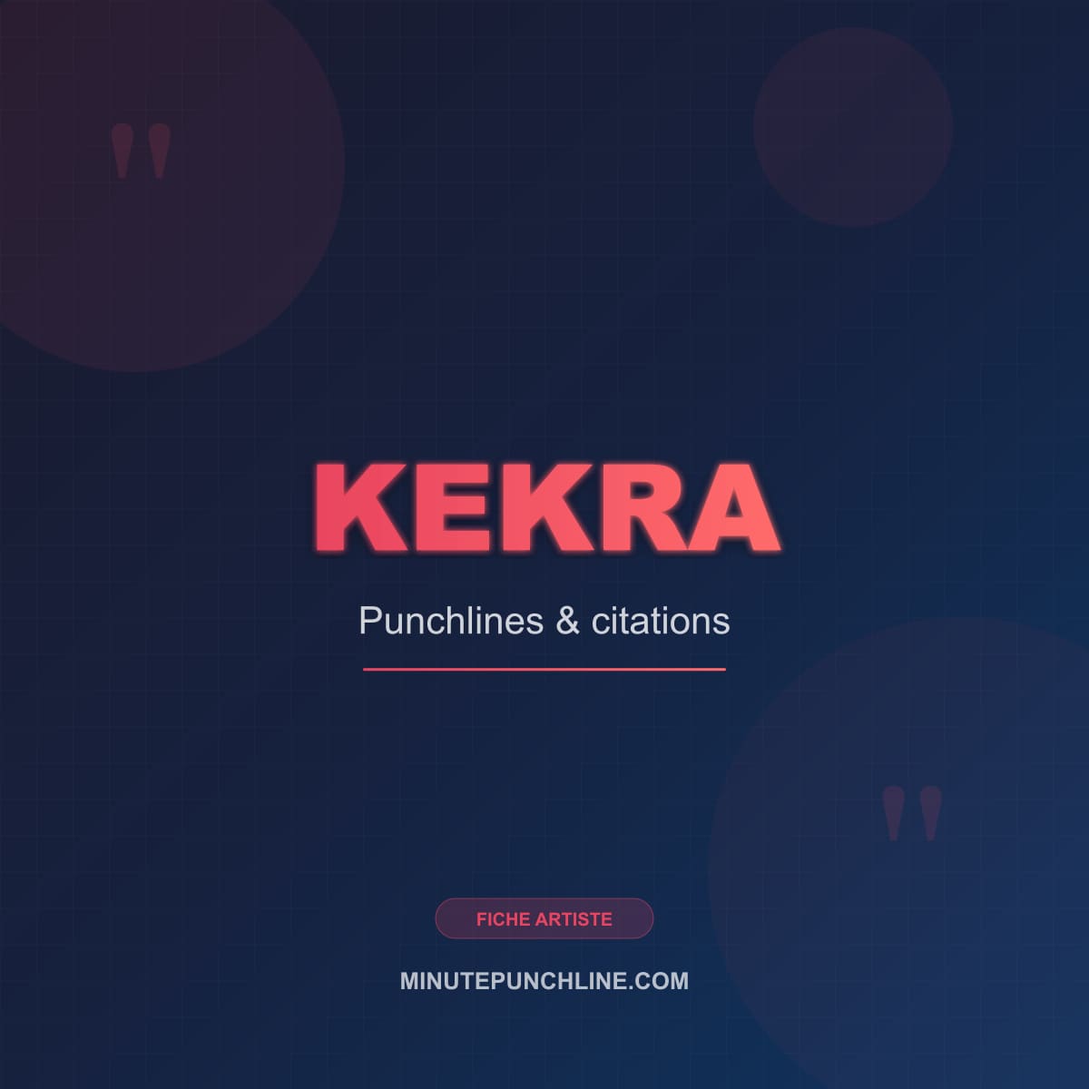 Portrait de Kekra