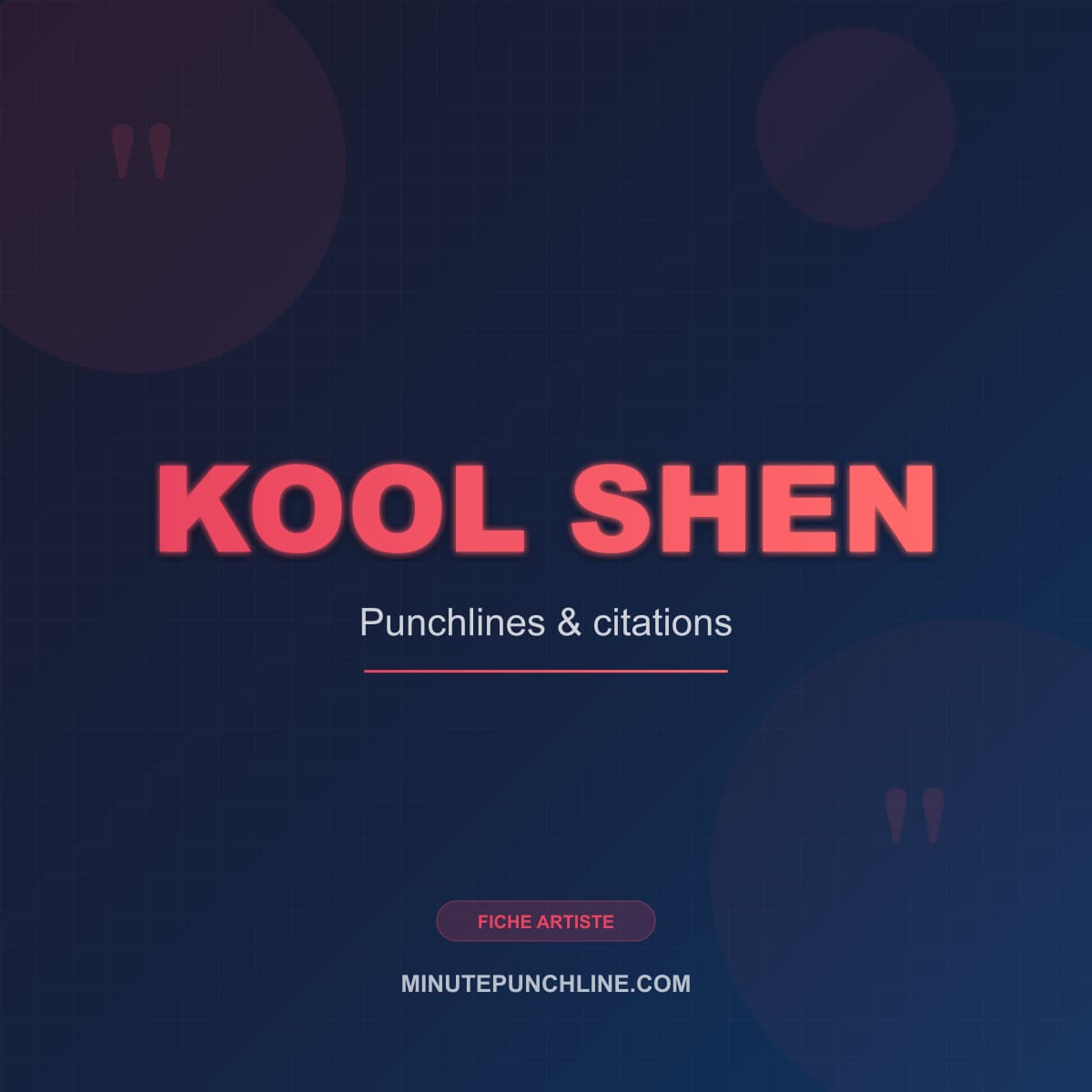 Portrait de Kool Shen