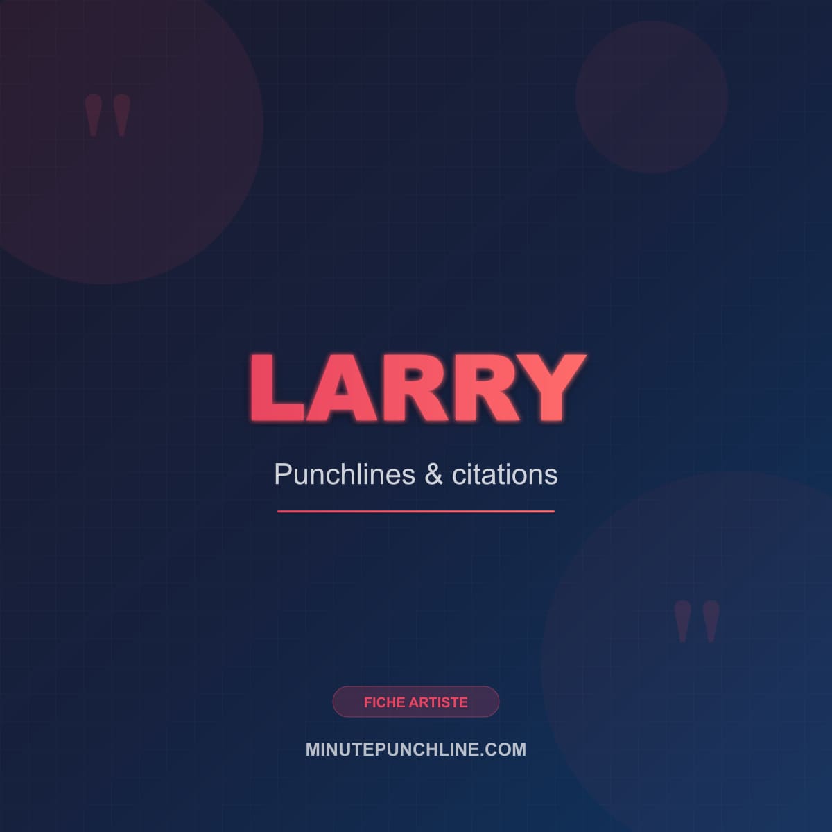 Portrait de Larry