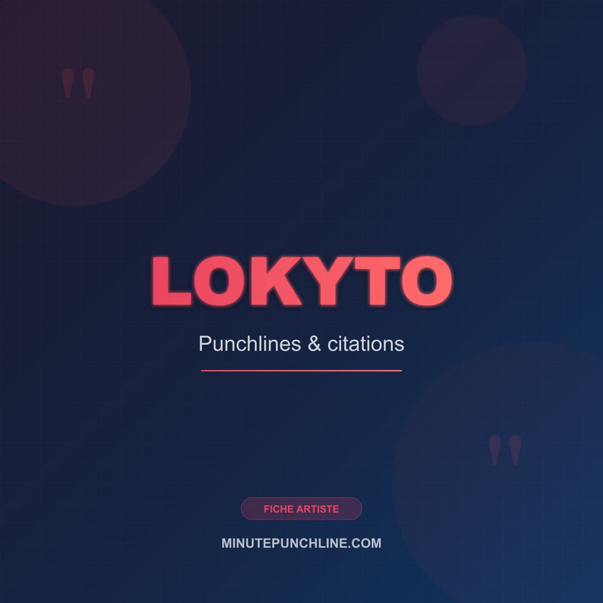 Portrait de Lokyto