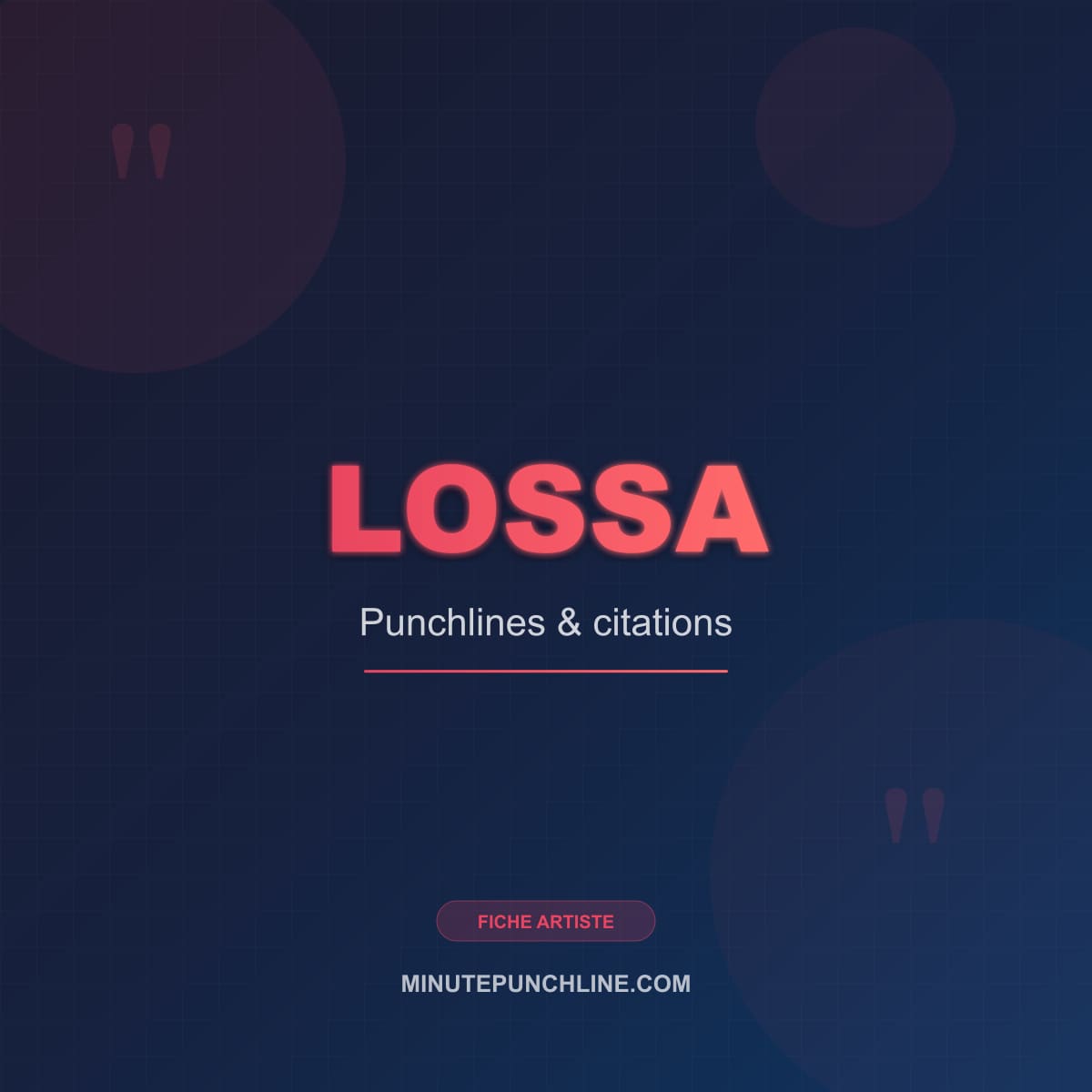 Portrait de Lossa