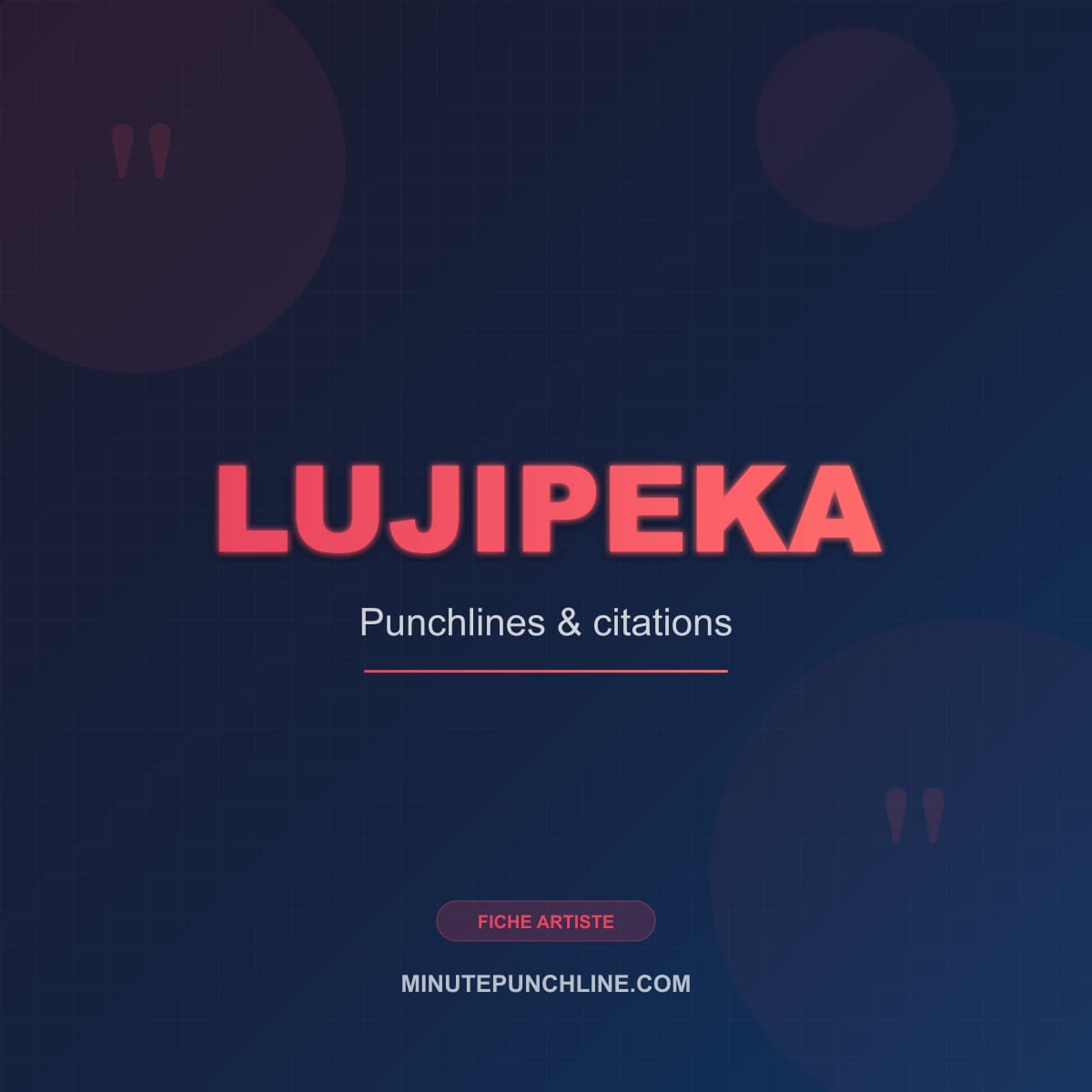 Portrait de Lujipeka