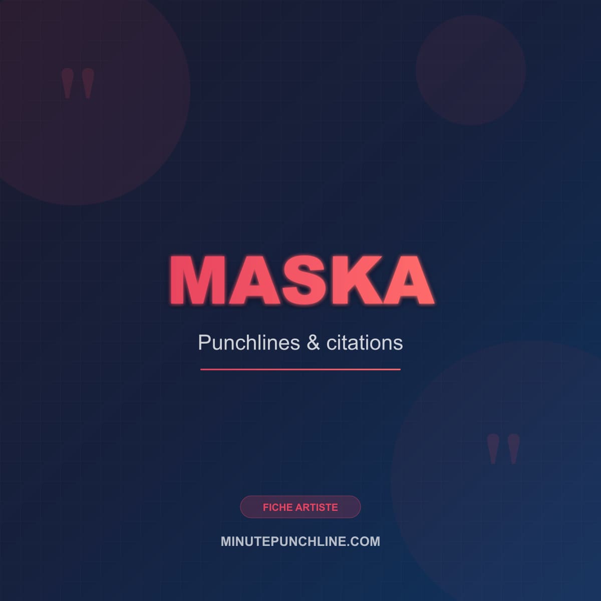 Portrait de Maska