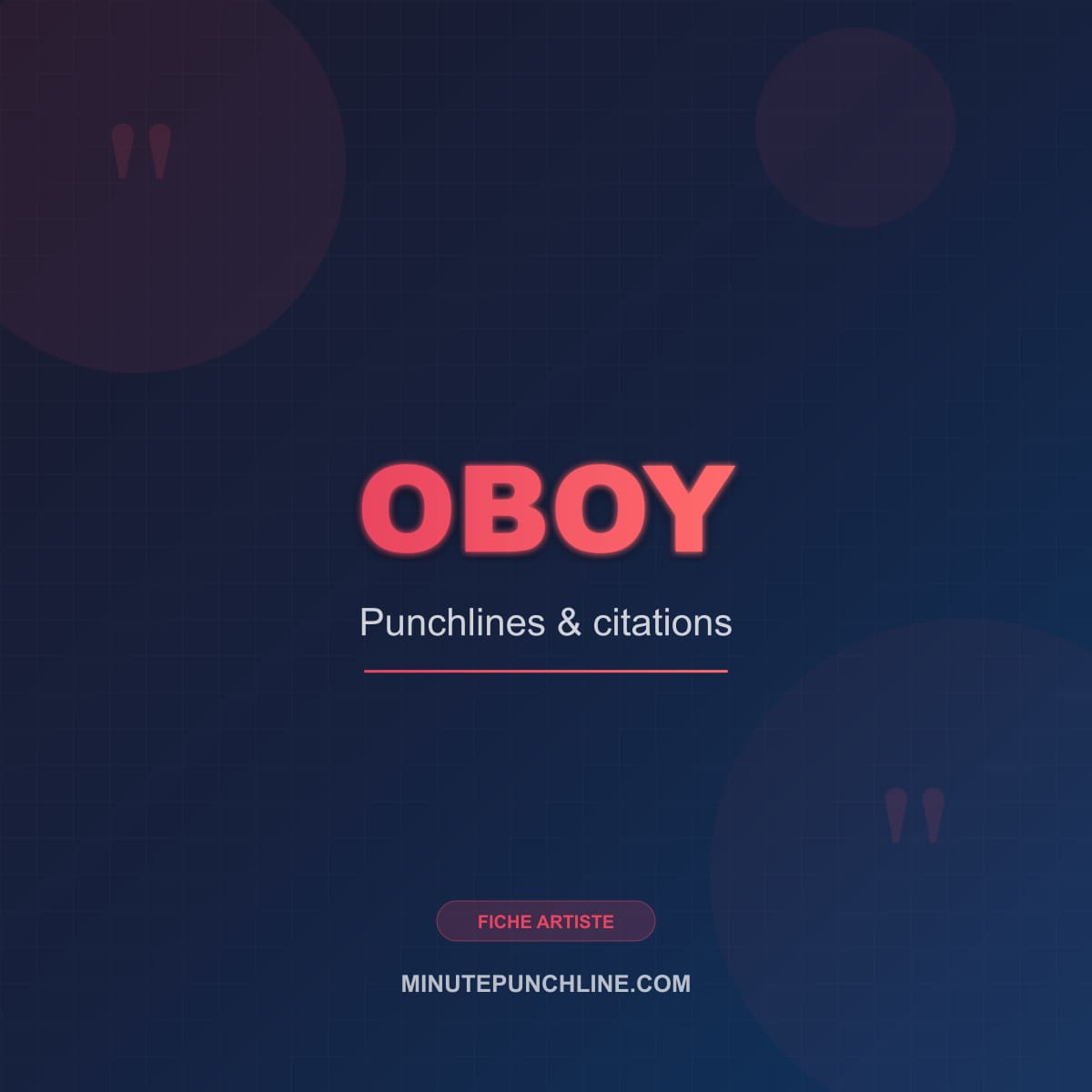 Portrait de OBOY