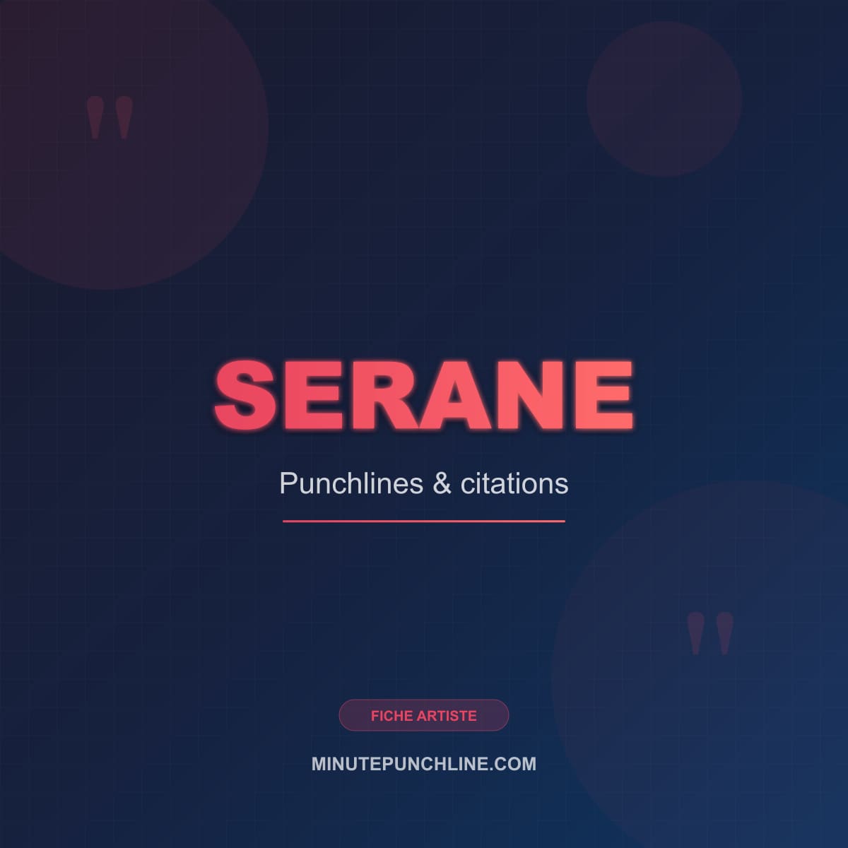 Portrait de Serane