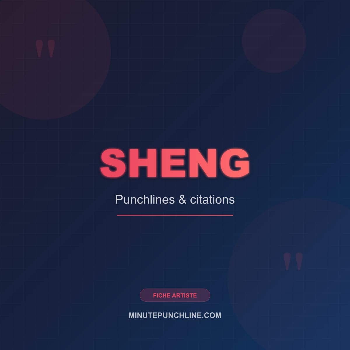 Portrait de Sheng