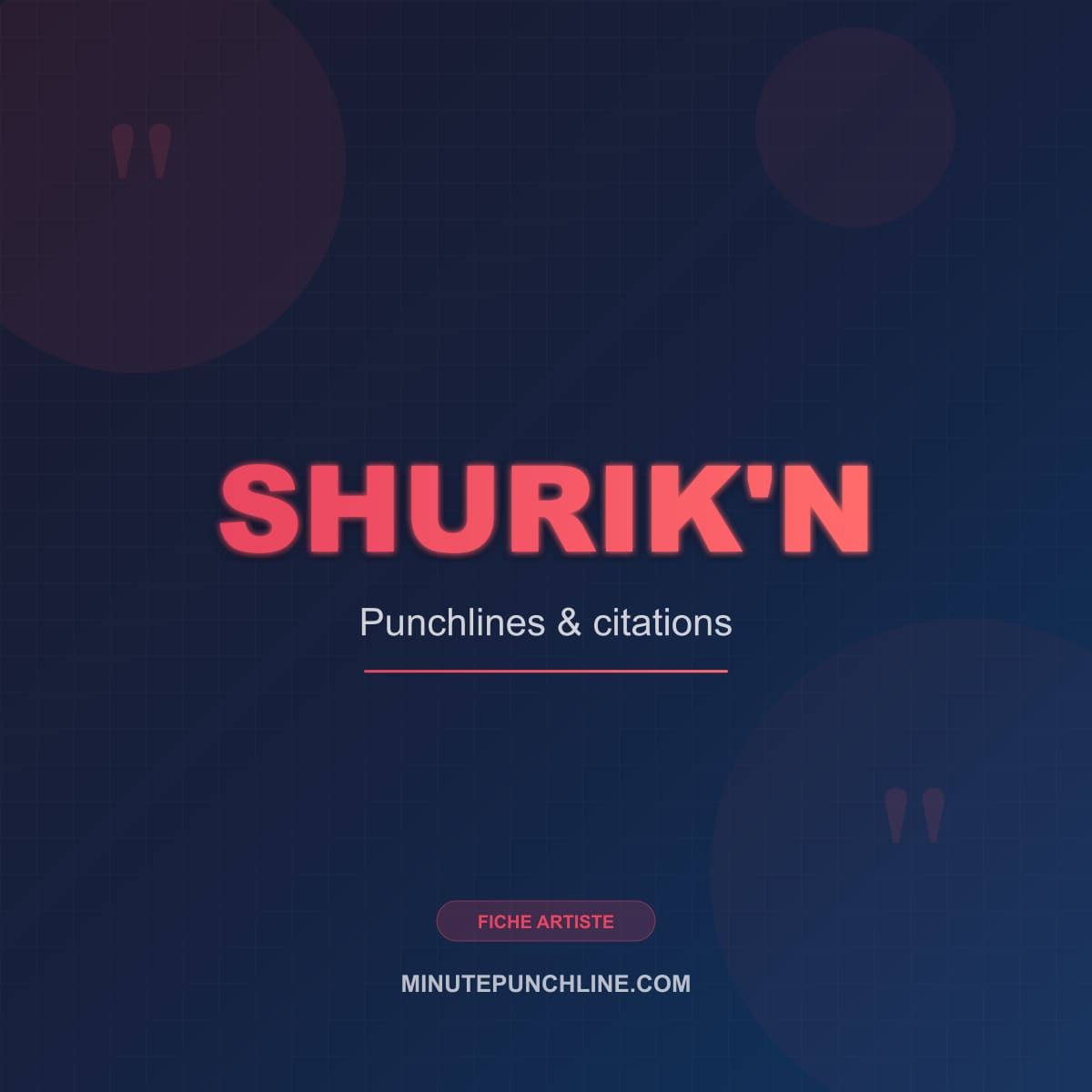 Portrait de Shurik'n