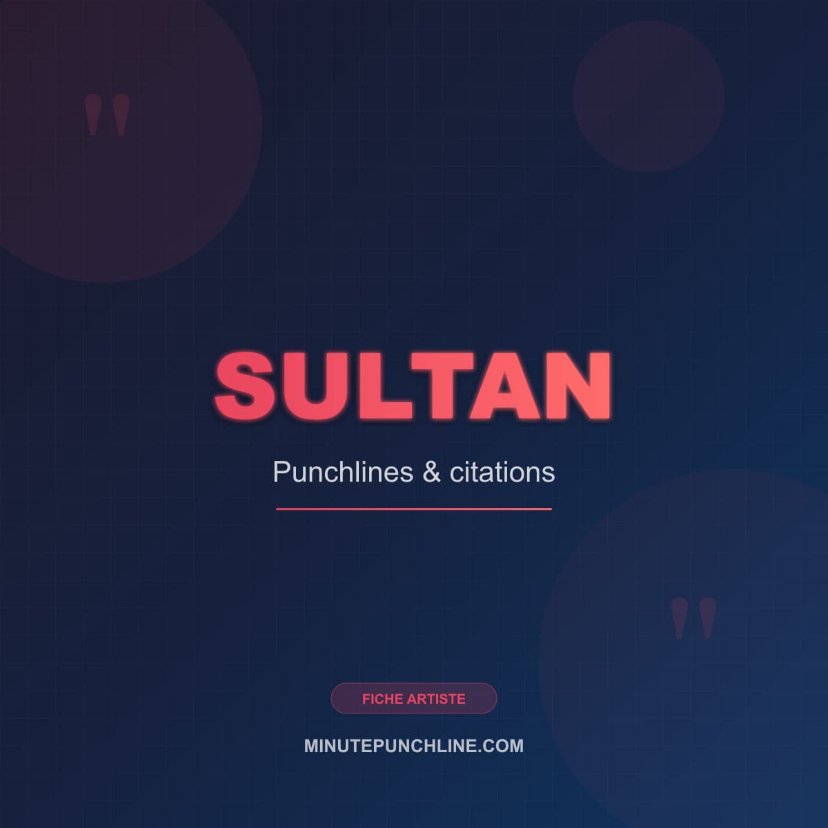 Portrait de Sultan