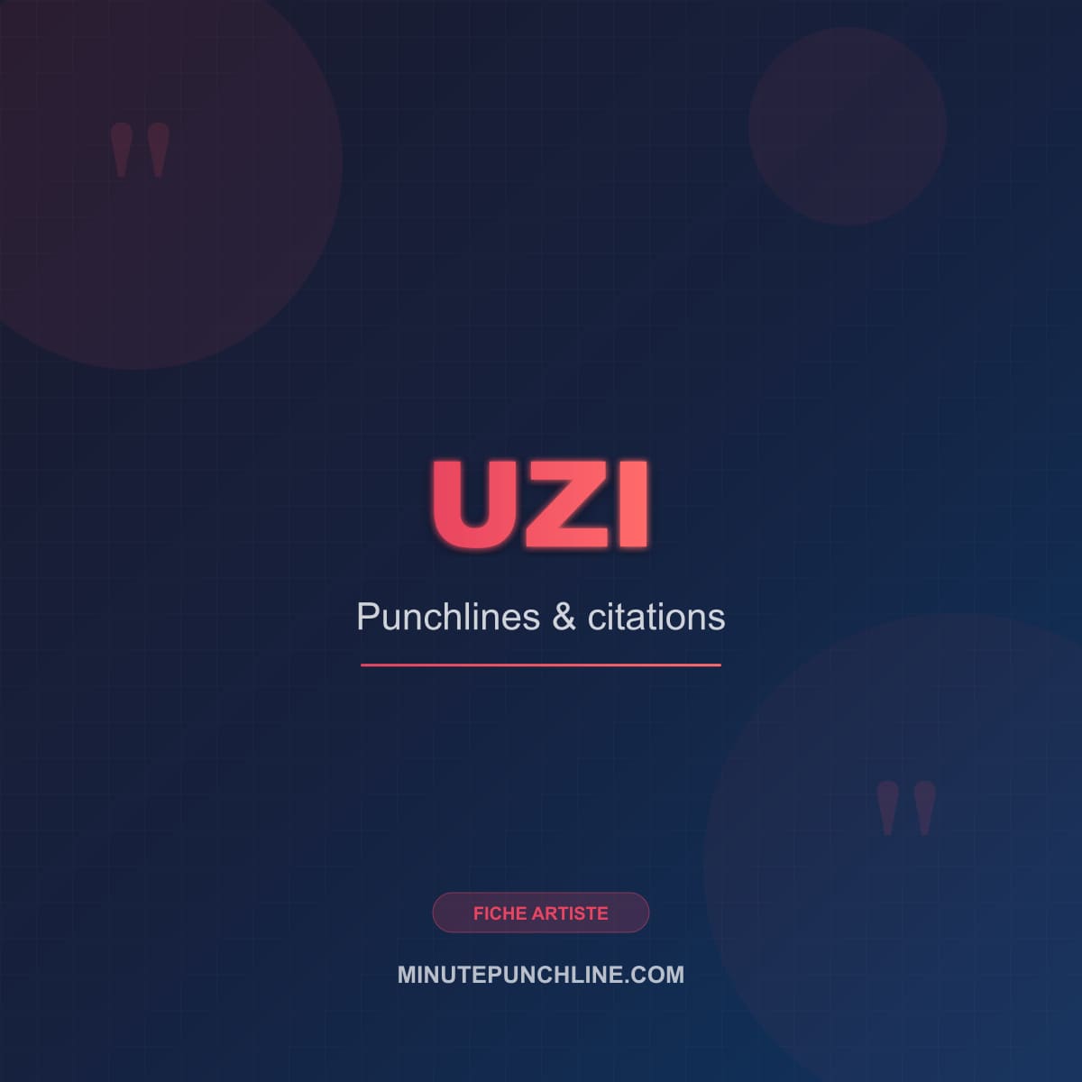 Portrait de Uzi