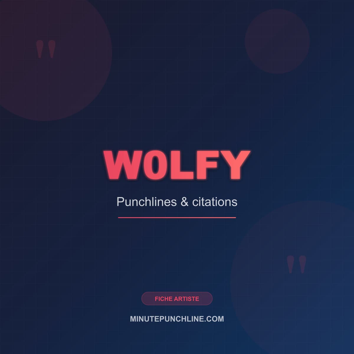 Portrait de W0lfy