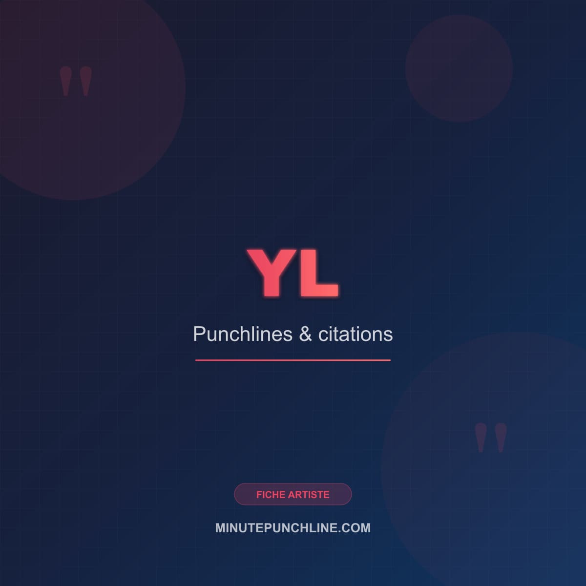Portrait de YL