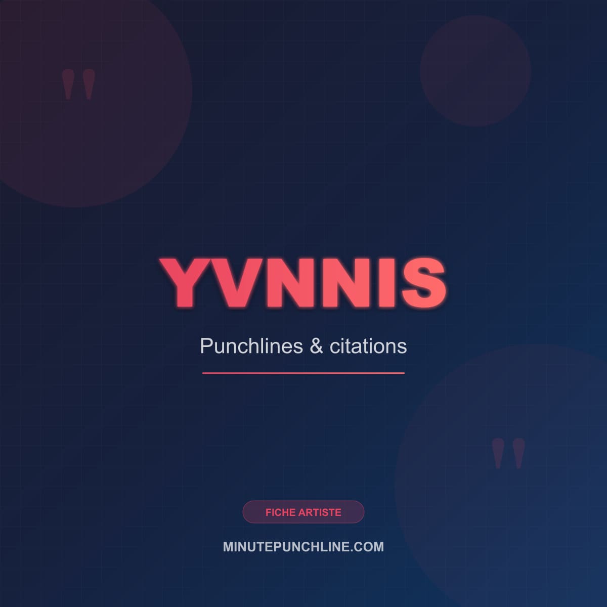 Portrait de Yvnnis