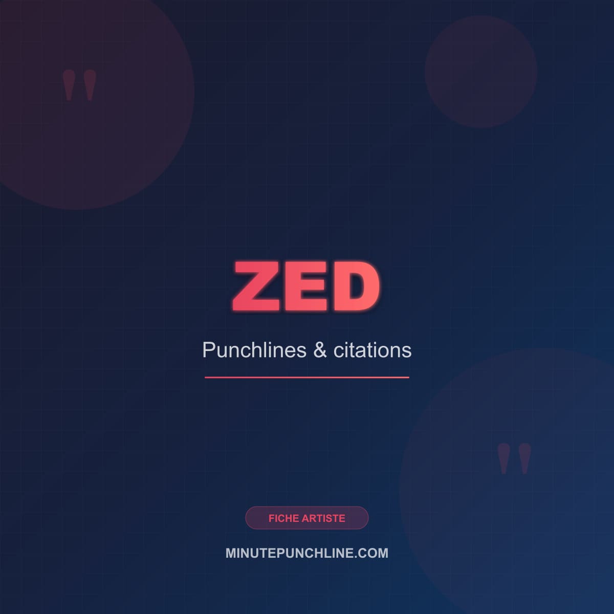 Portrait de Zed