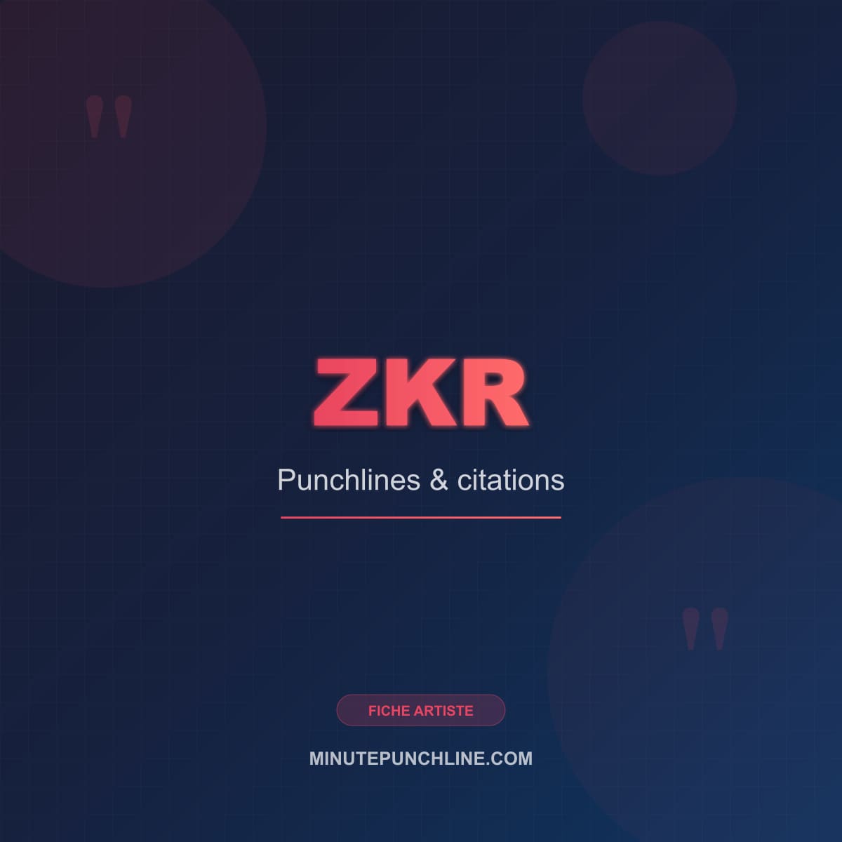 Portrait de Zkr