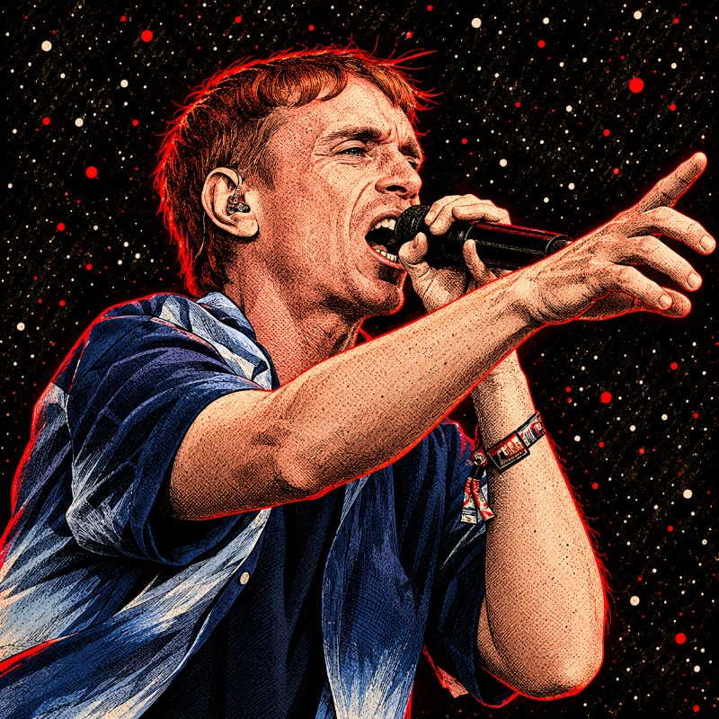 Portrait illustré de Ben Mazué