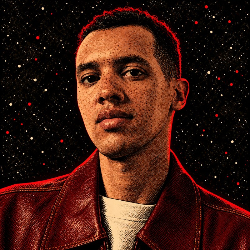 Portrait illustré de Gaël Faye