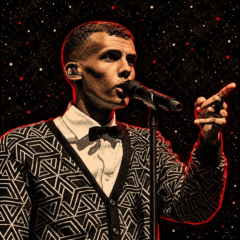 Portrait illustré de Stromae