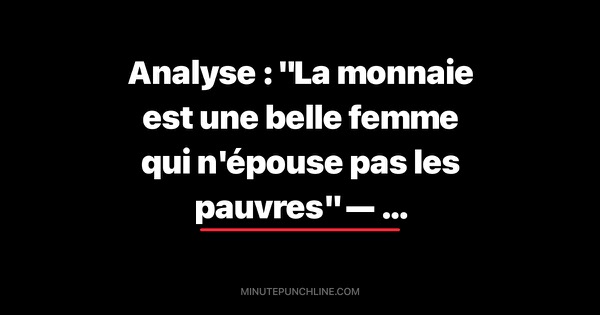 Analyse : "La monnaie est une belle femme qui n'épouse pas les pauvres" — IAM décrypte l'injustice économique