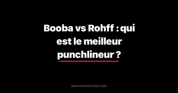 Booba vs Rohff : qui est le meilleur punchlineur ?