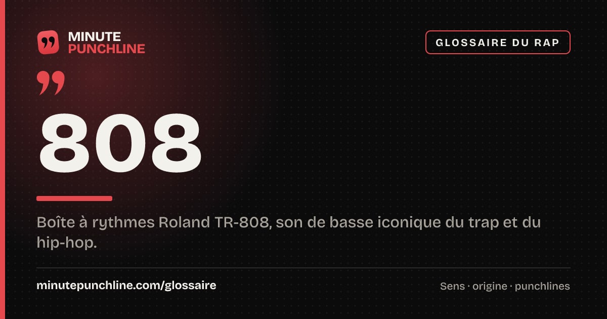 808 - signification et origine