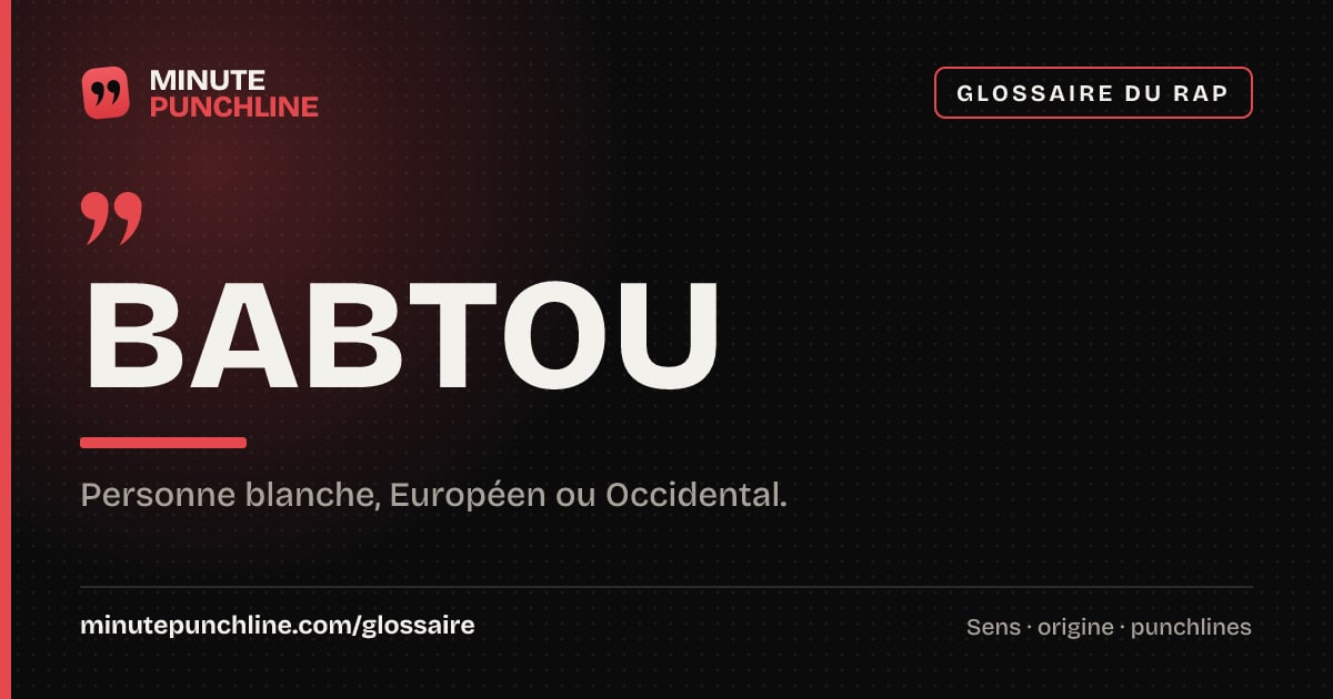 Babtou - signification et origine