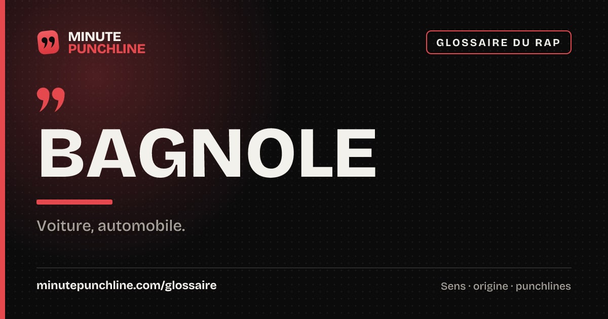 Bagnole - signification et origine