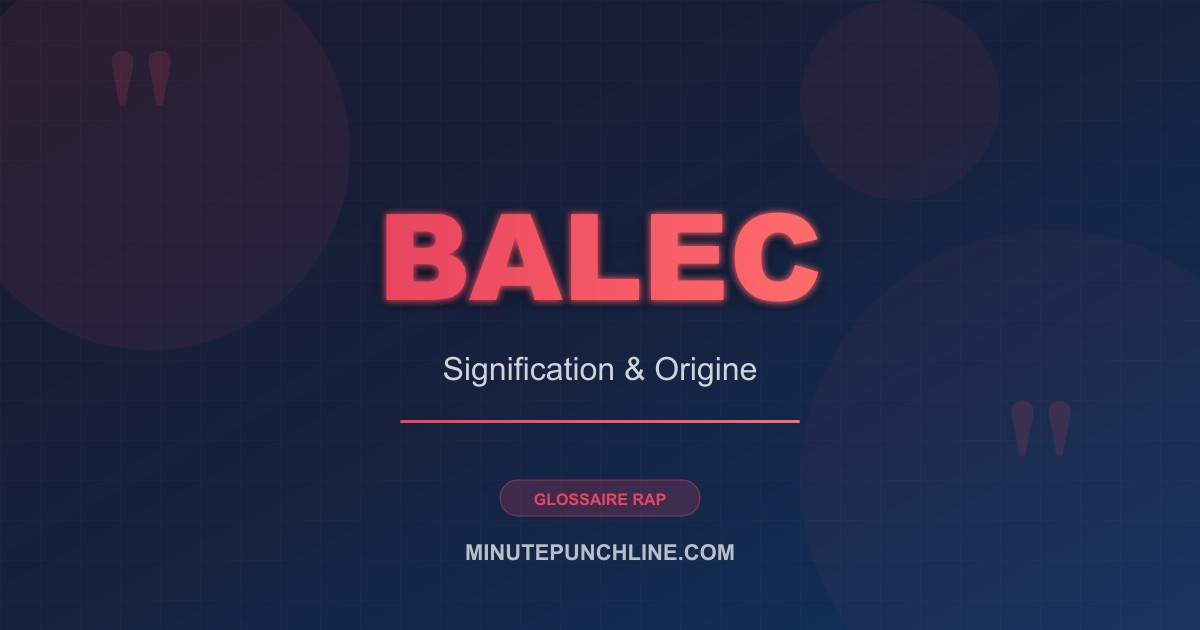 Balec - signification et origine