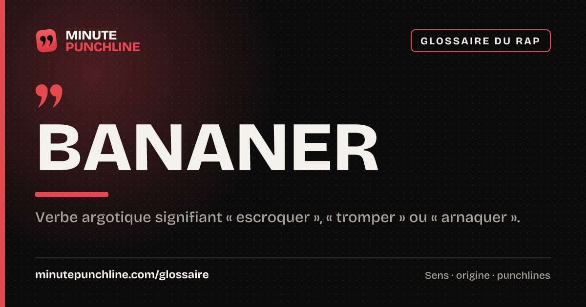Bananer - signification et origine