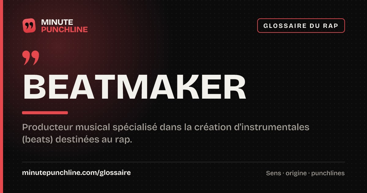 Beatmaker - signification et origine
