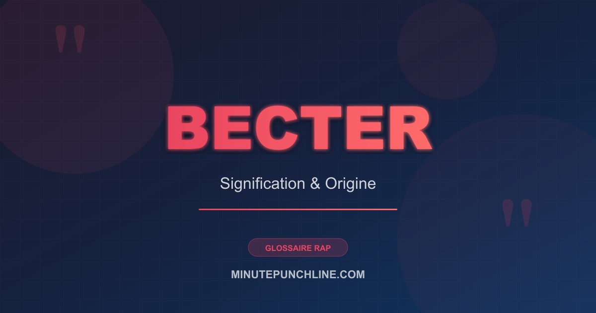 Becter - signification et origine
