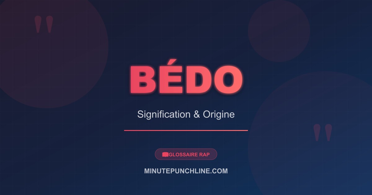 Bédo - signification et origine