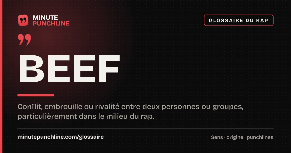 Beef - signification et origine