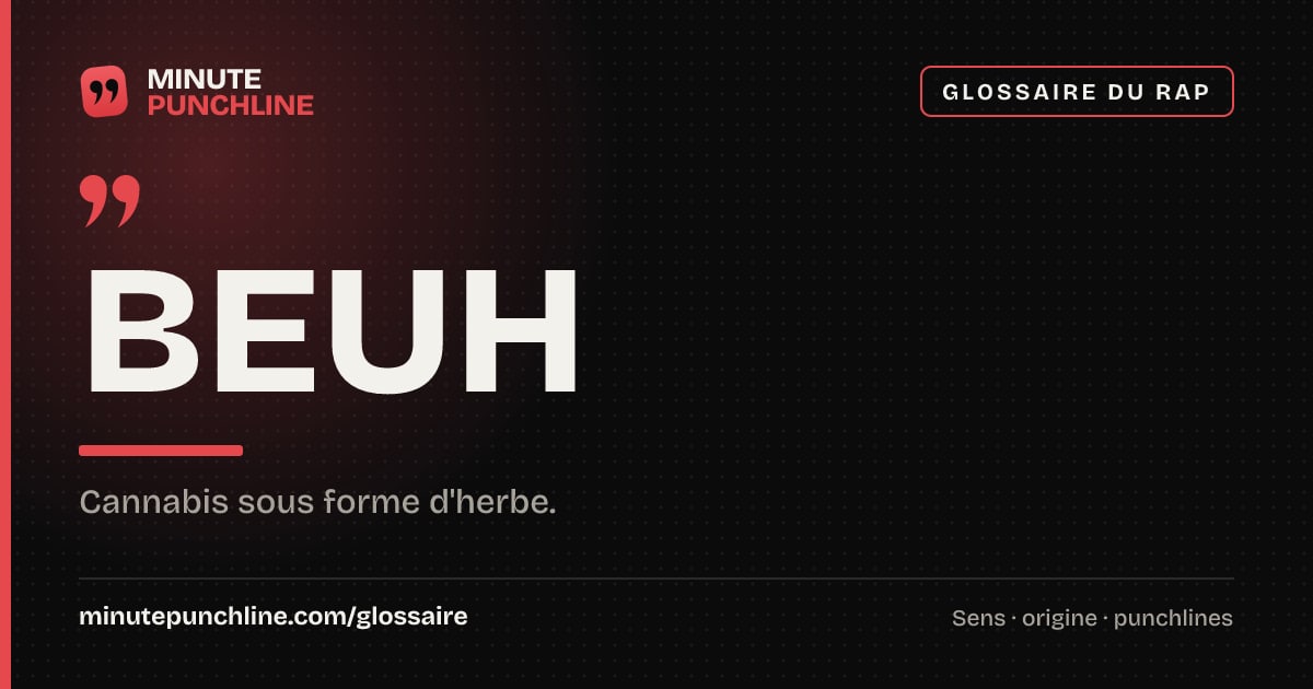 Beuh - signification et origine