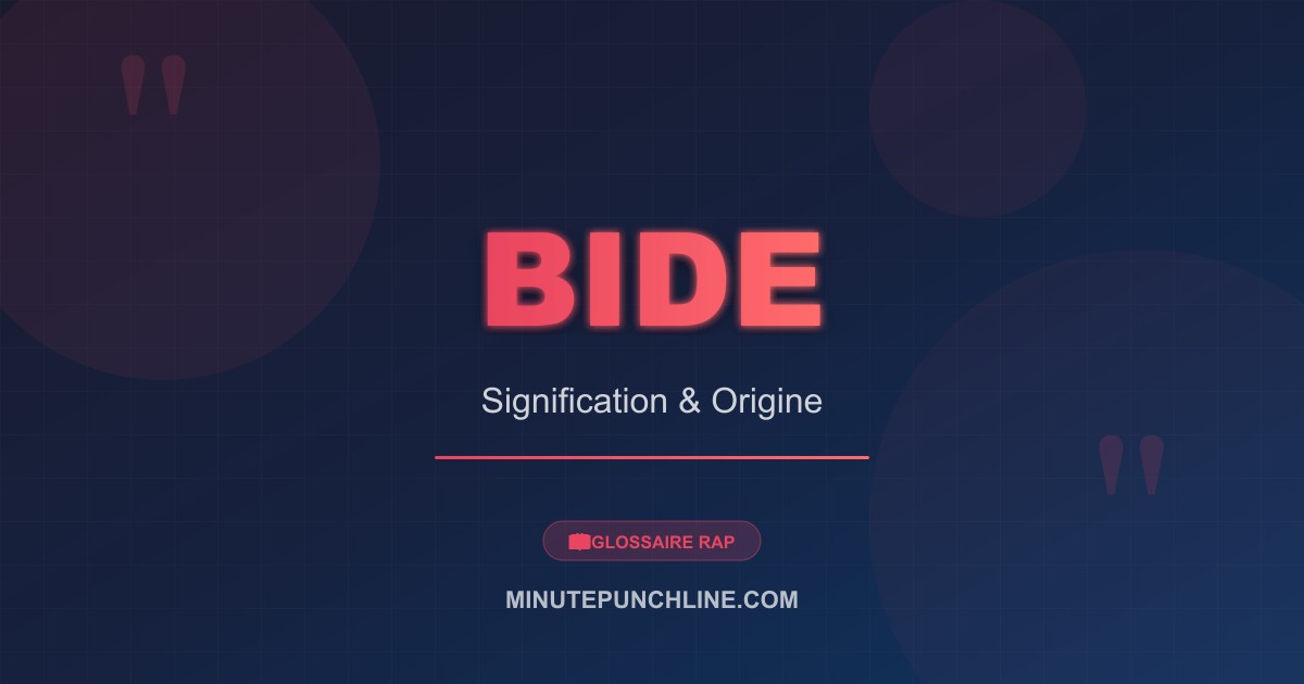 Bide - signification et origine